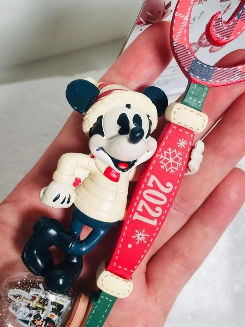 Mickey Mouse Christmas Holiday 2021 Sketchbook Disney Key Hanging Ornament
